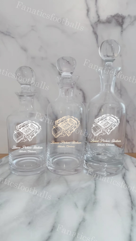Boone Pickens Stadium Whiskey Bottles-Gifts For Sports Lovers