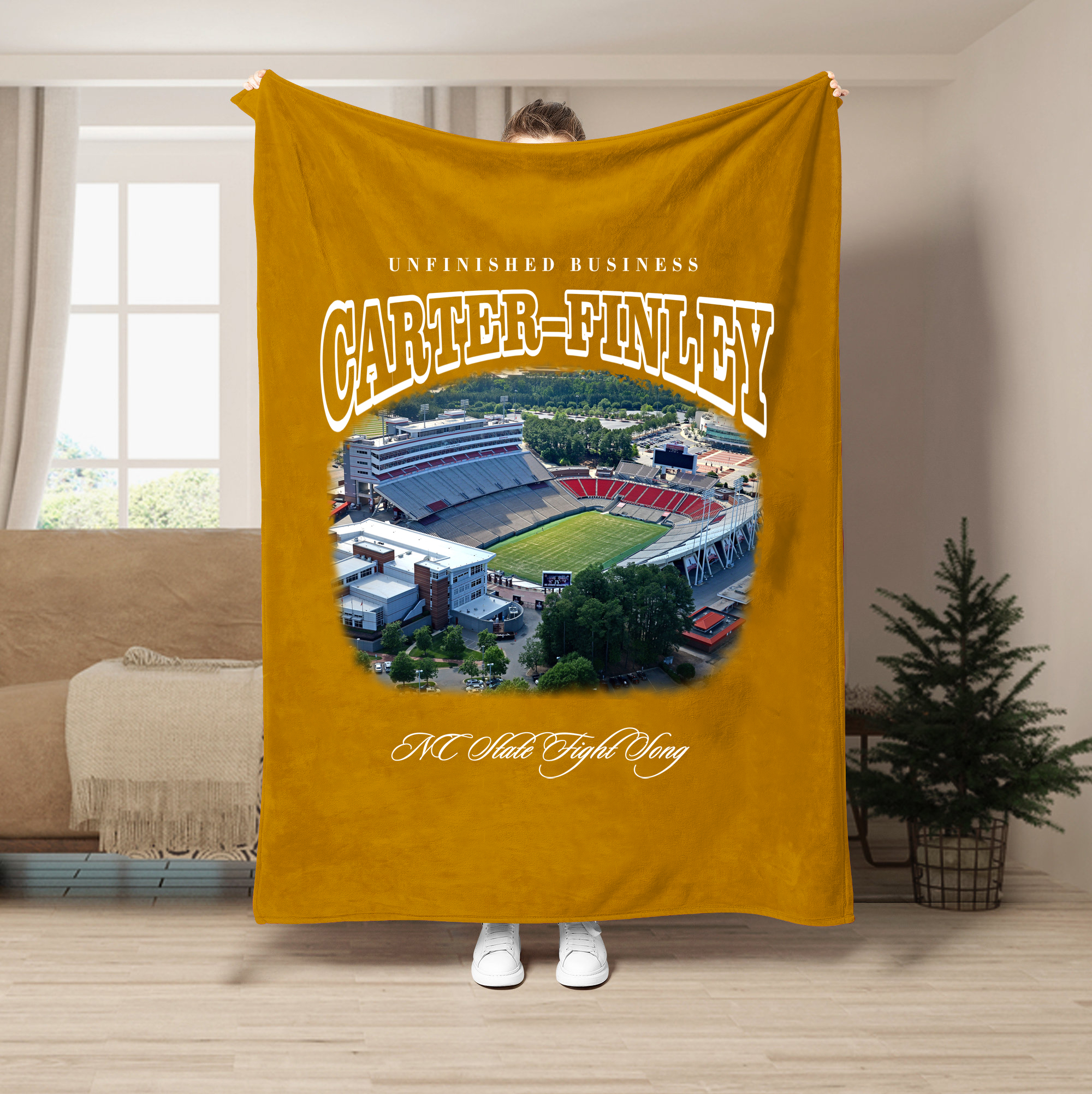 Unfinished Business Blanket-Carter–Finley Stadium