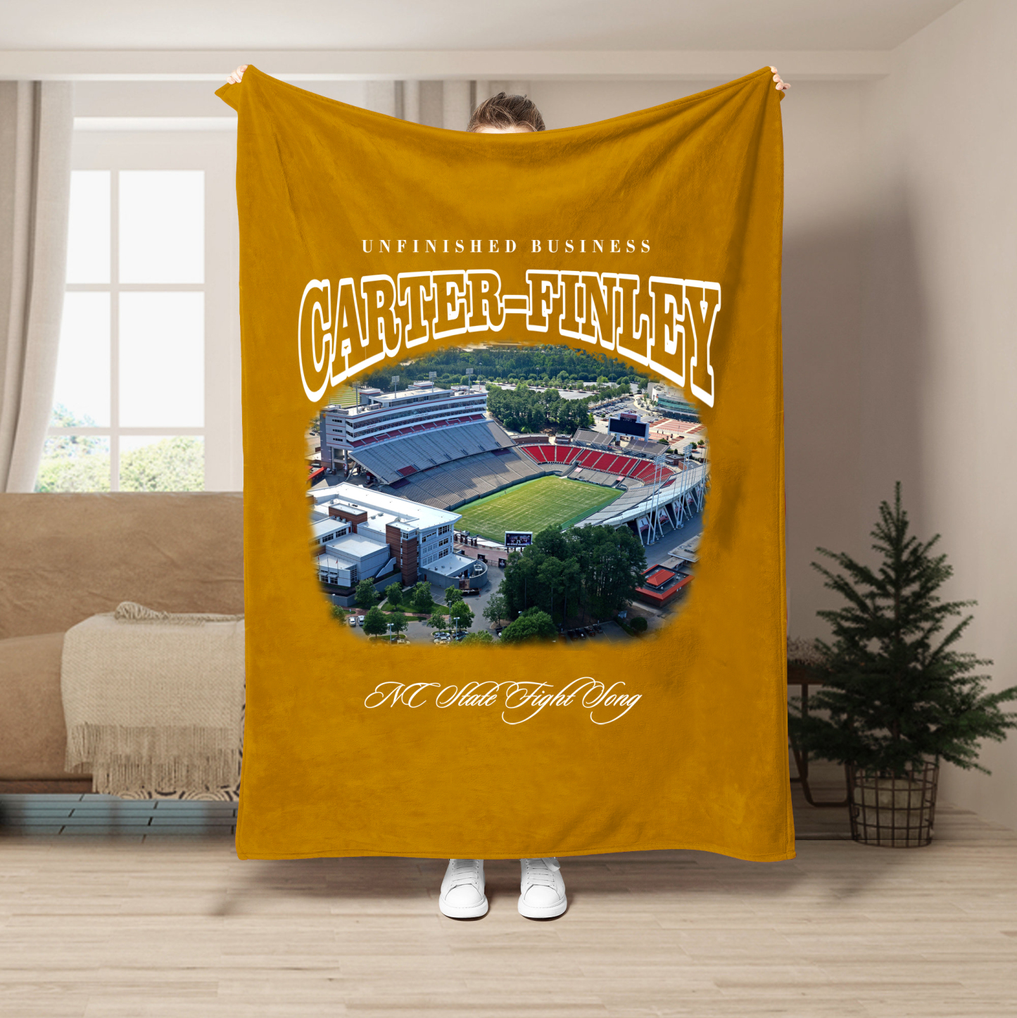Unfinished Business Blanket-Carter–Finley Stadium