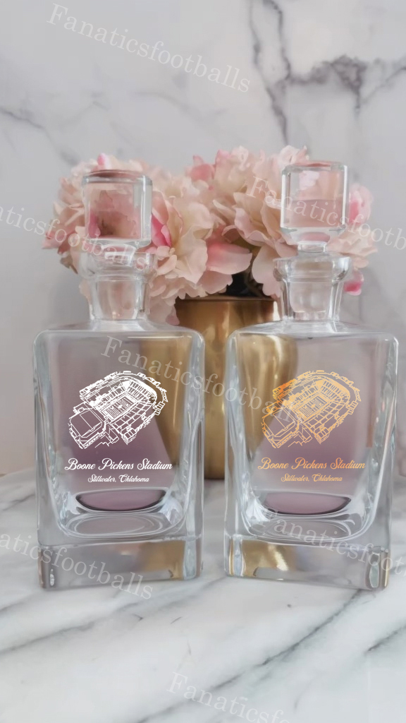 Boone Pickens Stadium Whiskey Bottles-Gifts For Sports Lovers