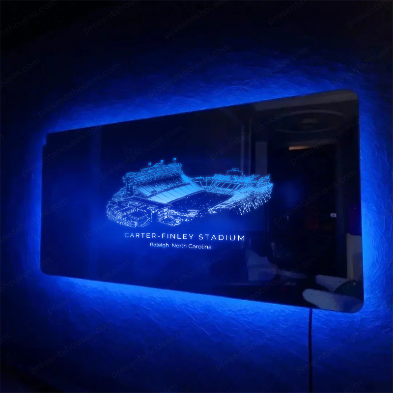 Carter-Finley Stadium Mirror Light-Gifts For Sports Lovers