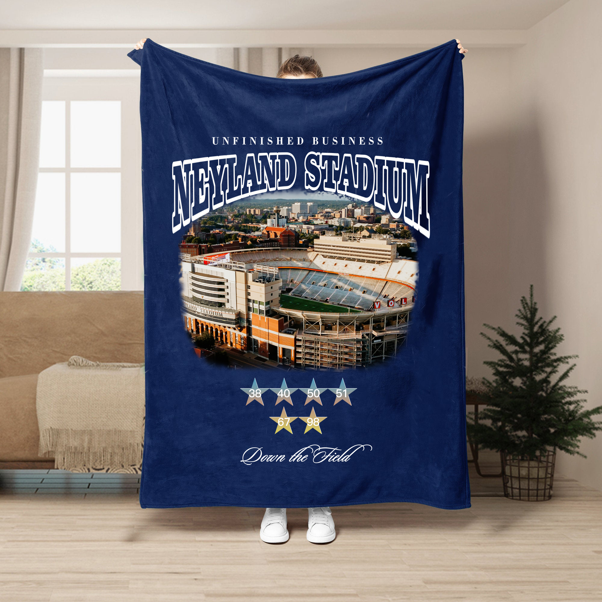Unfinished Business Blanket-Neyland Stadium