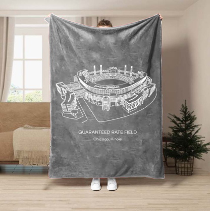 Guaranteed Rate Field-Chicago White Sox Baseball Stadium Blanket
