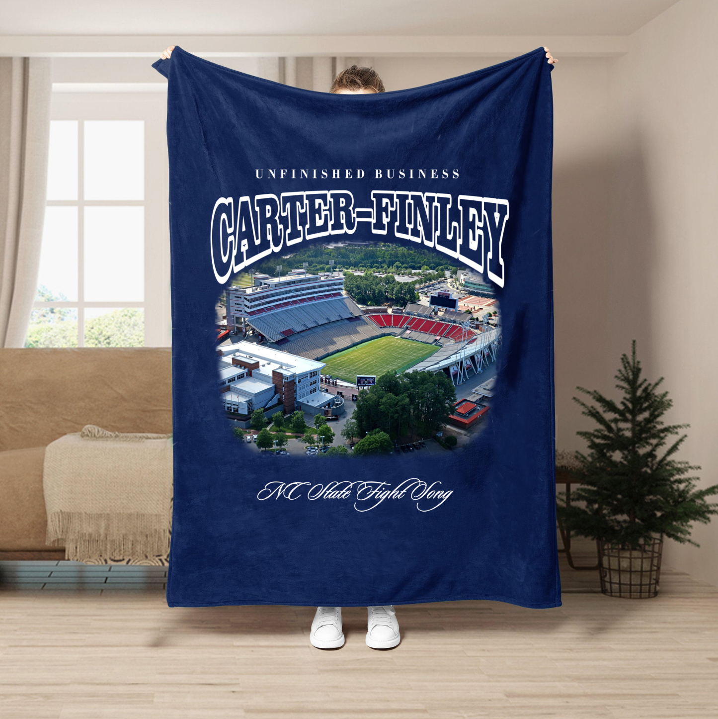 Unfinished Business Blanket-Carter–Finley Stadium