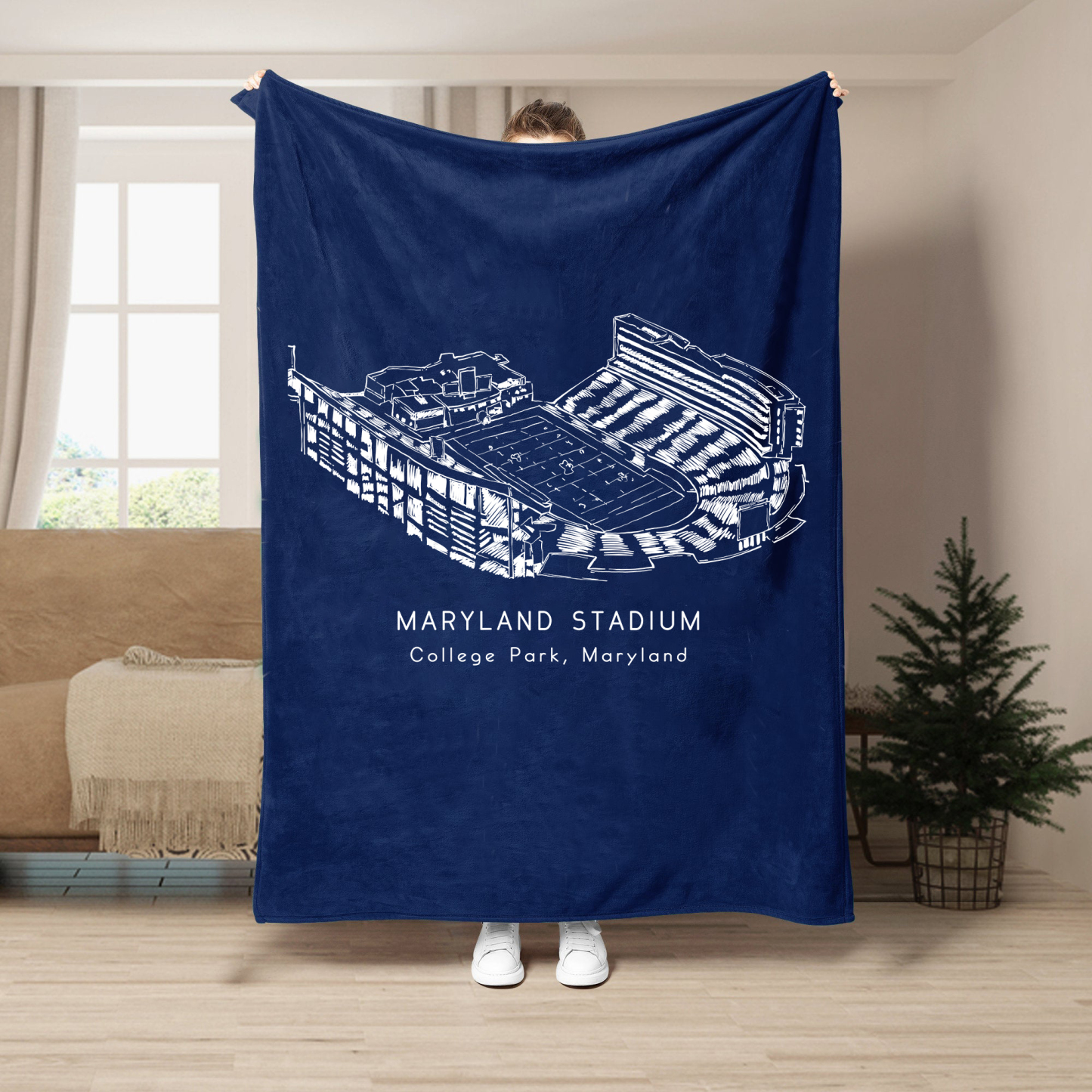 Maryland (SECU) Stadium - Maryland Terrapins football, Football Blanket