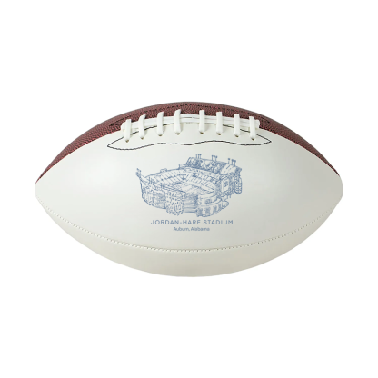 Jordan-Hare Stadium - Auburn Tigers football, Stipple Art College Football