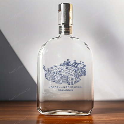 Jordan-Hare Stadium - Auburn Tigers Whiskey Bottles