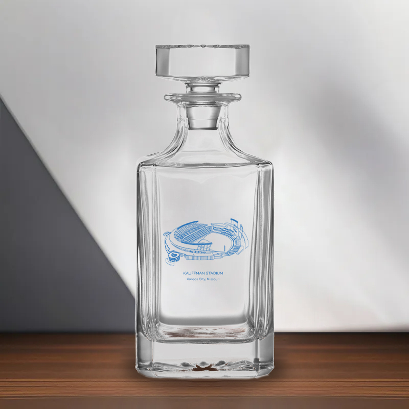 Kauffman Stadium Whiskey Bottle-Perfect Gifts for Baseball Fans