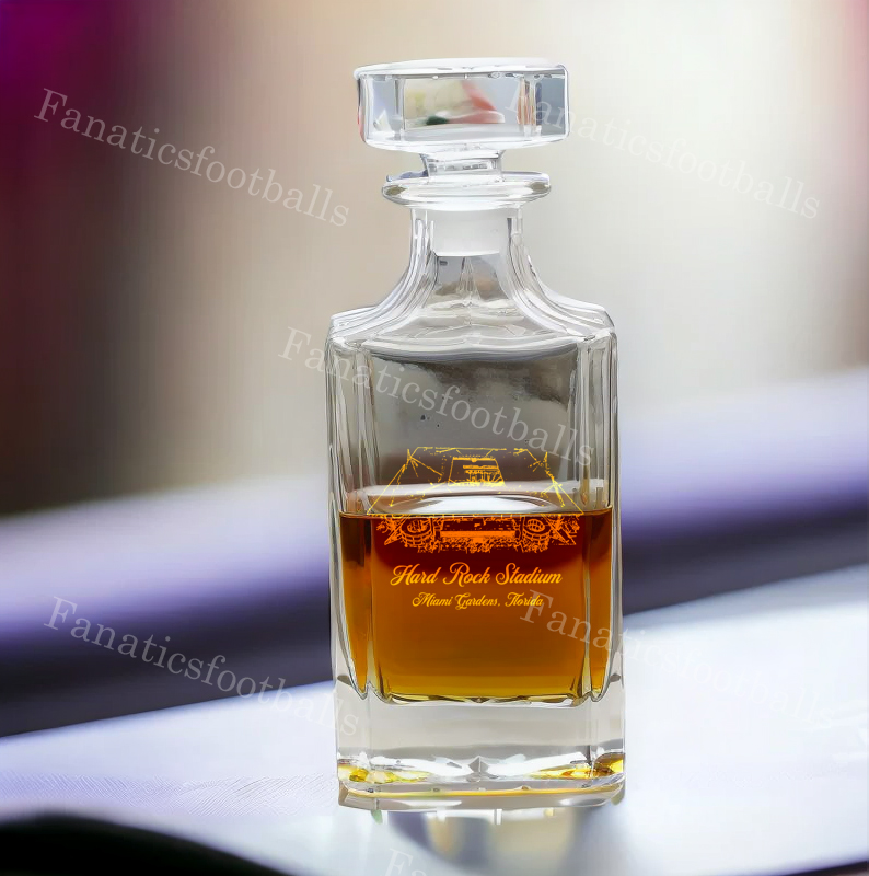 Hard Rock Stadium Whiskey Bottles-Gifts For Sports Lovers