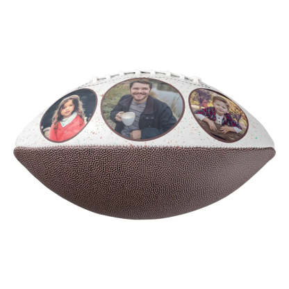 Best Dad Father 3 Photo Collage Football