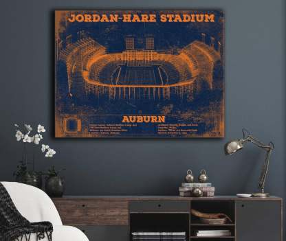 Auburn Tigers Stadium Blueprint