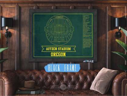 Autzen Stadium-Football Fan Print