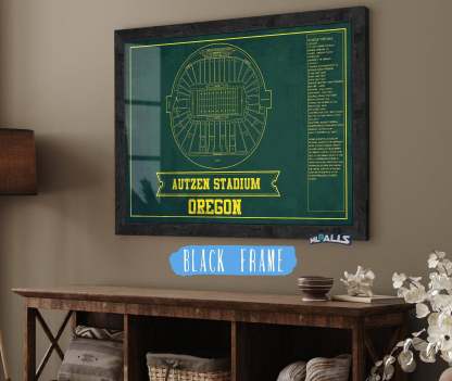 Autzen Stadium-Football Fan Print