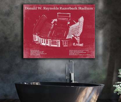 Donald W. Reynolds Razorback Stadium Art