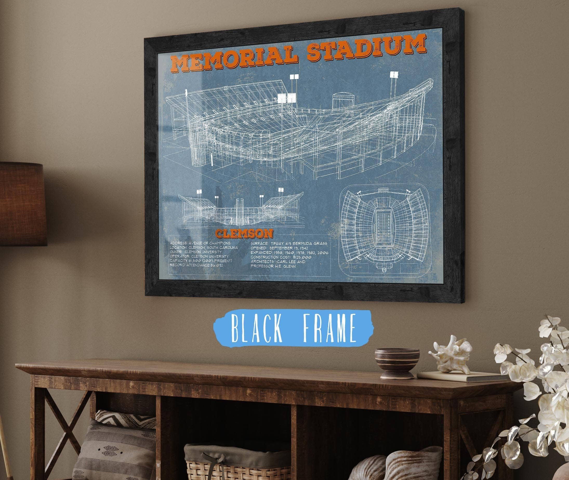 Memorial Stadium Football Print