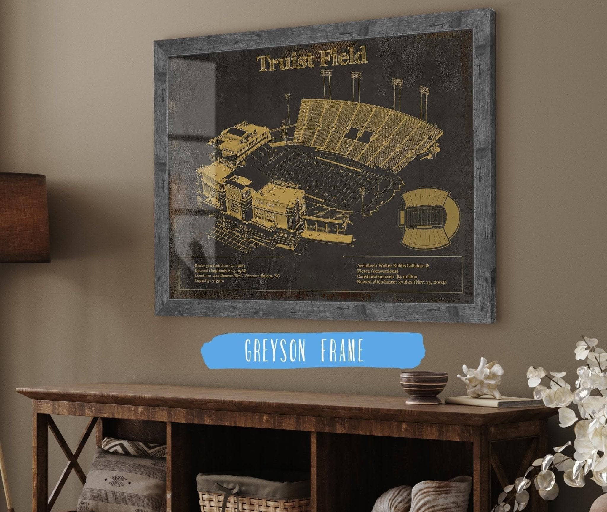 Truist Field Vintage Wall Art