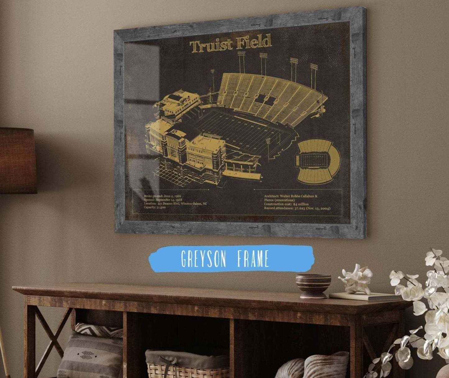 Truist Field Vintage Wall Art