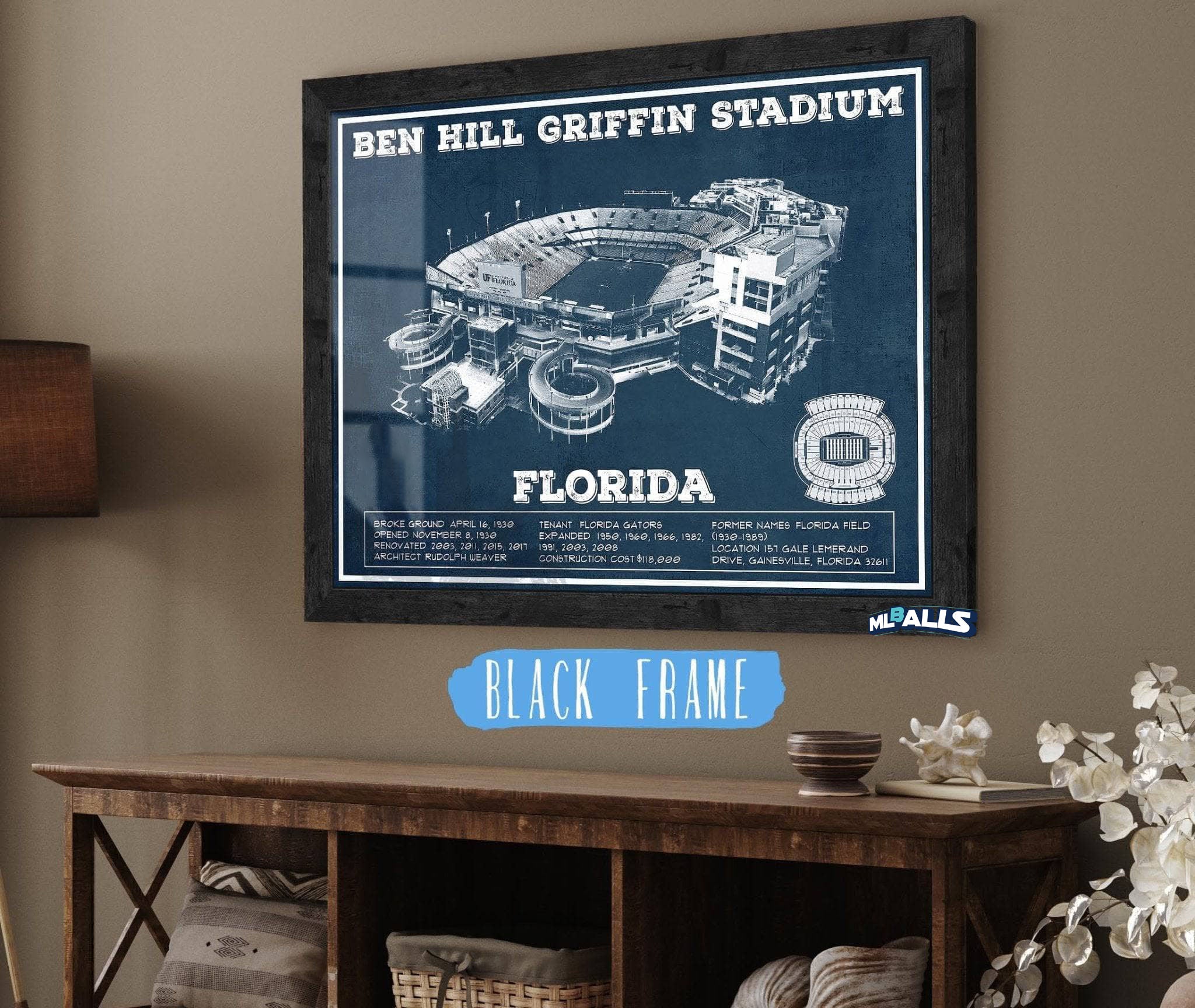 Ben Hill Griffin Stadium Art Print