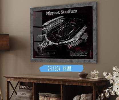 Vintage Nippert Stadium Team Color Art Print