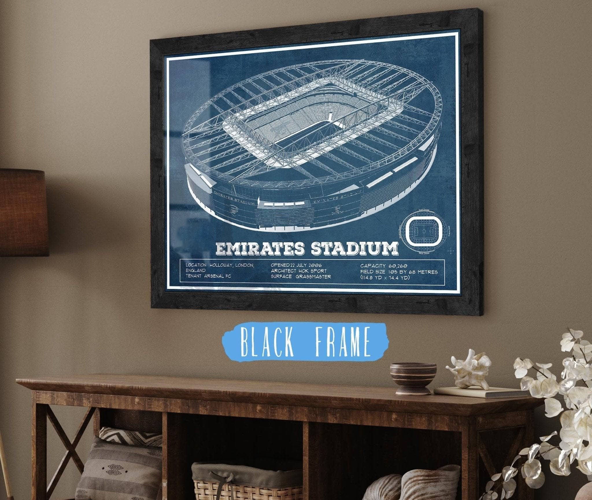 Emirates Stadium Soccer Print