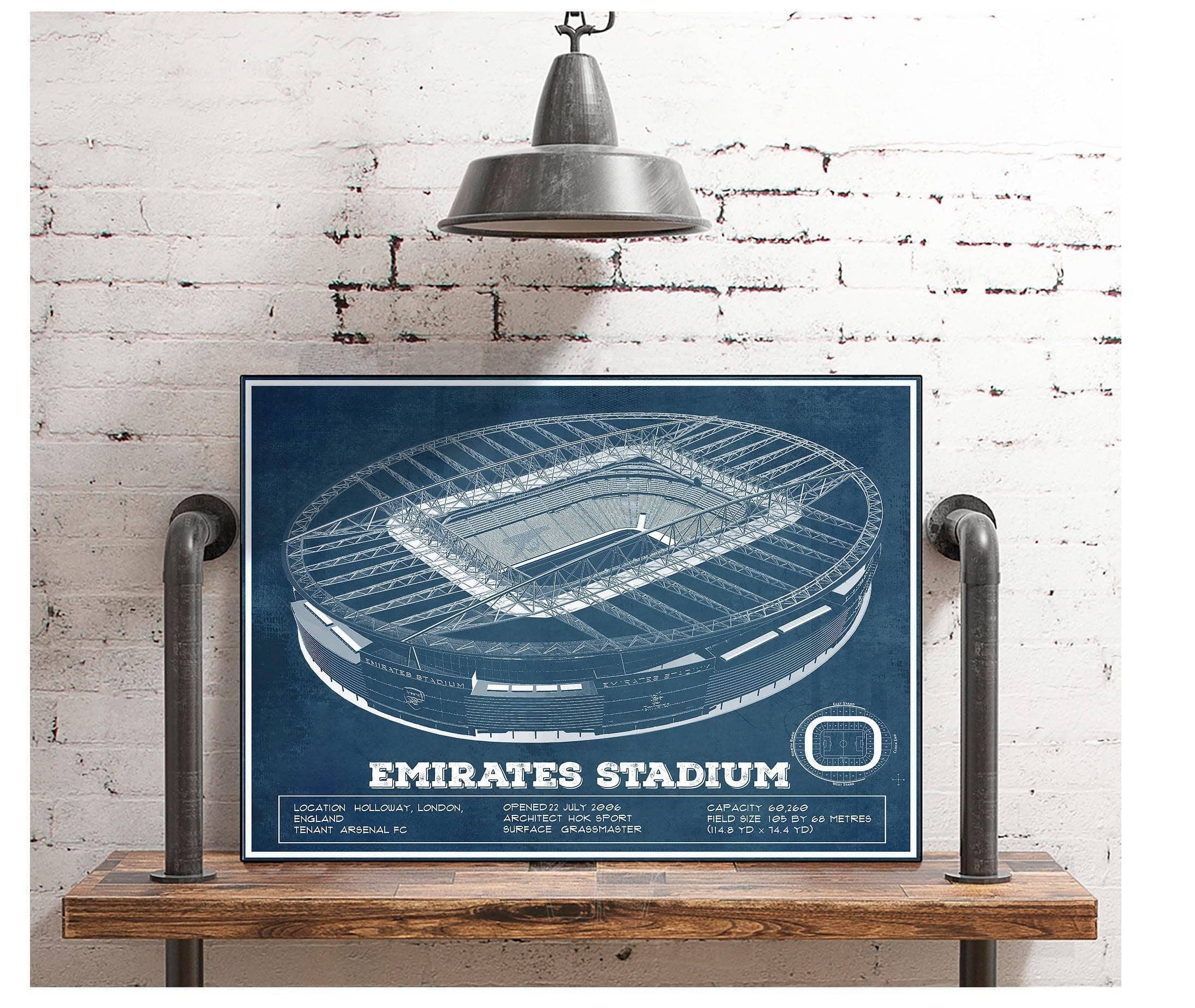 Emirates Stadium Soccer Print