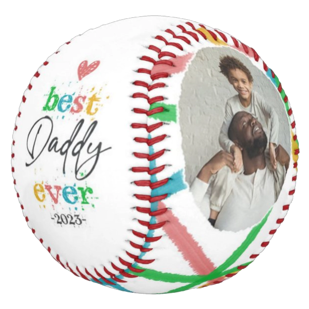 Custom Photo Baseball-Scribble