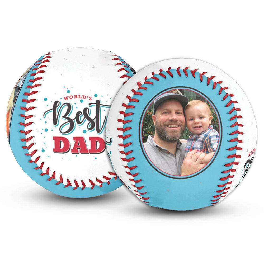 Custom Photo Baseball-Worlds Best