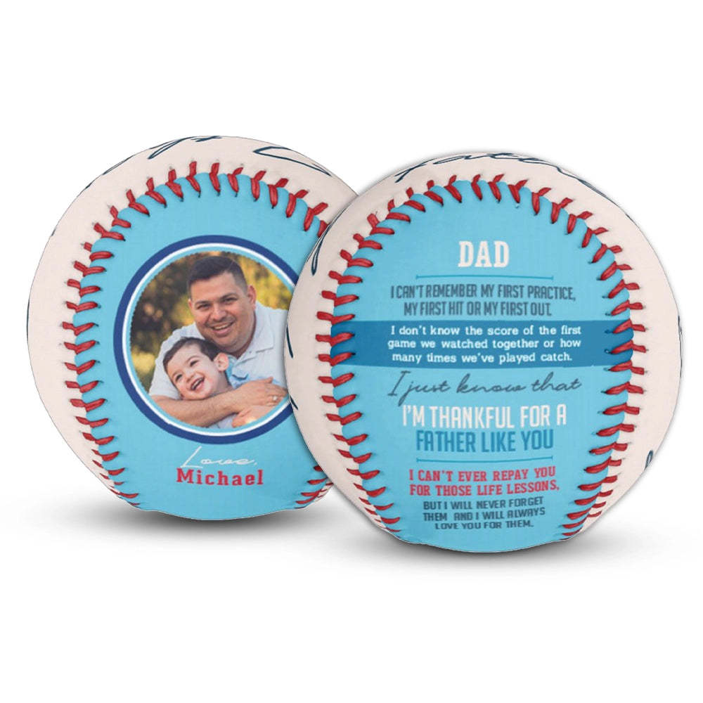 Custom Photo Baseball-Two Tone