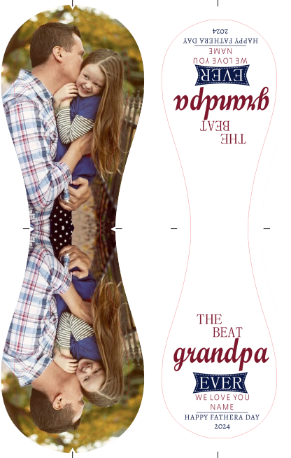 Personalized Dad Grandpa Photo Name Time White Baseballs,We Love You,Father's Day Gift