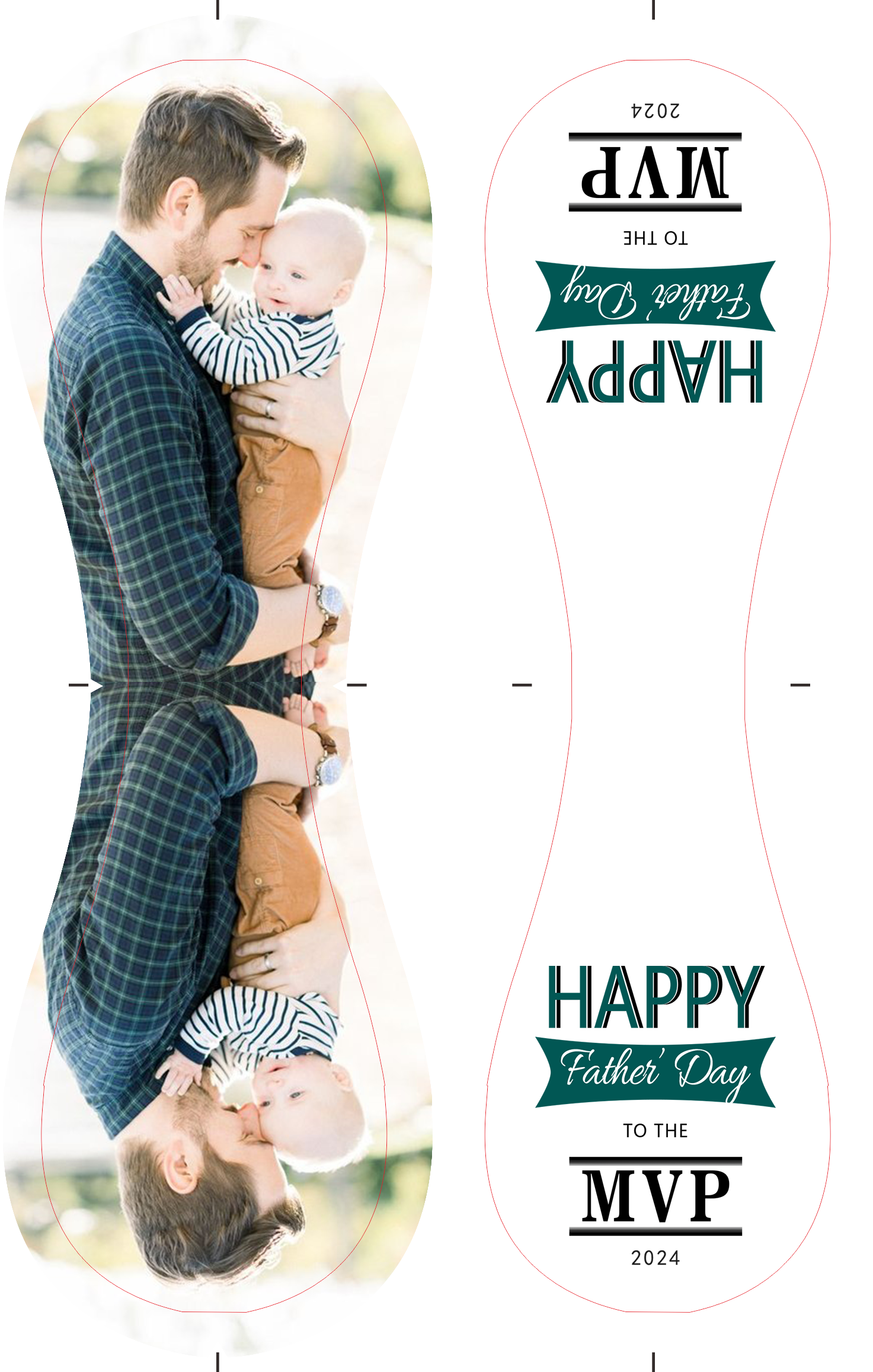 Personalized Dad Grandpa Photo Time White Baseballs,Happy Father's Day To The MVP,Father's Day Gift