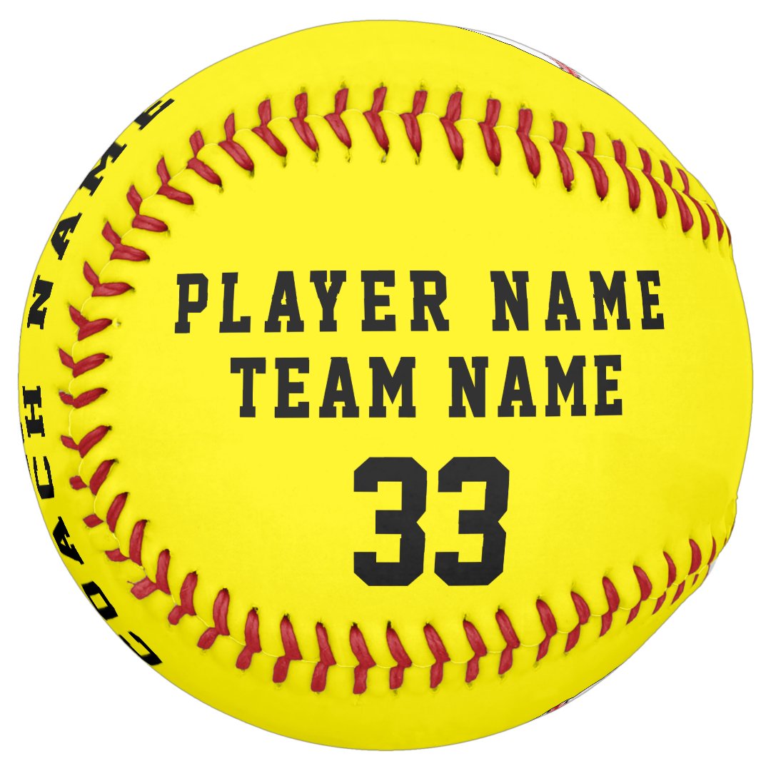 Thank you Coach Team Name Number Photo Softball