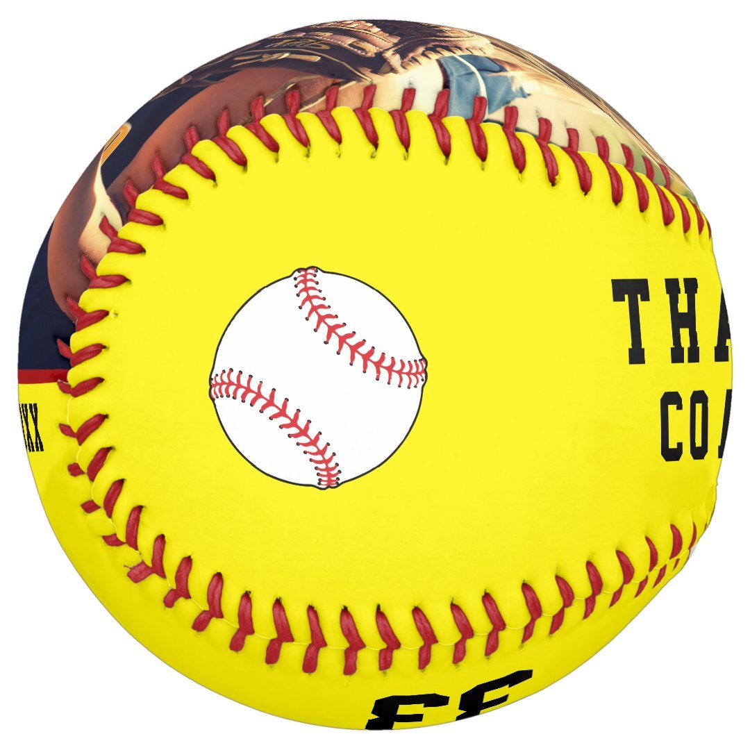 Thank you Coach Team Name Number Photo Softball