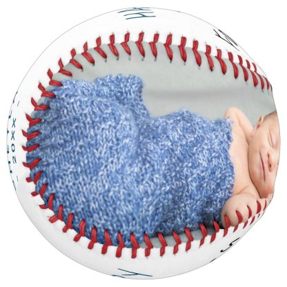 Cute 1st Father`s Day Script 2 Photo Collage Softball
