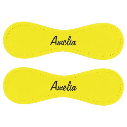 Personalized Softball with Name Yellow