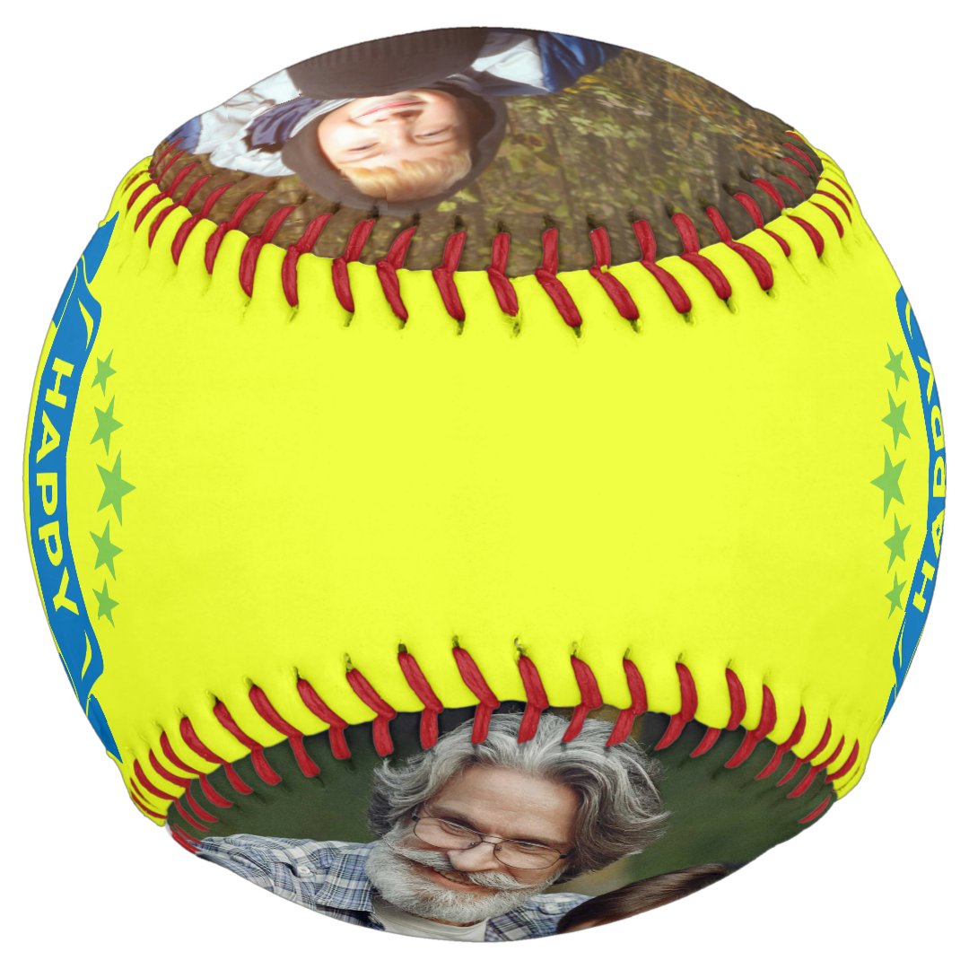 Happy Father's Day Best Dad | Personalized Photos Softball