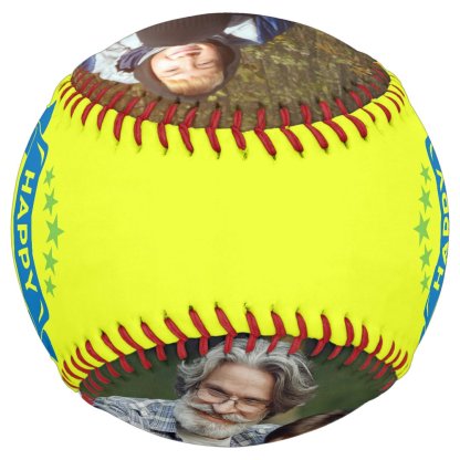 Happy Father's Day Best Dad | Personalized Photos Softball