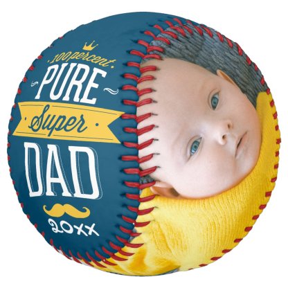 Fathers Day Personalized Pure Super Dad Softball