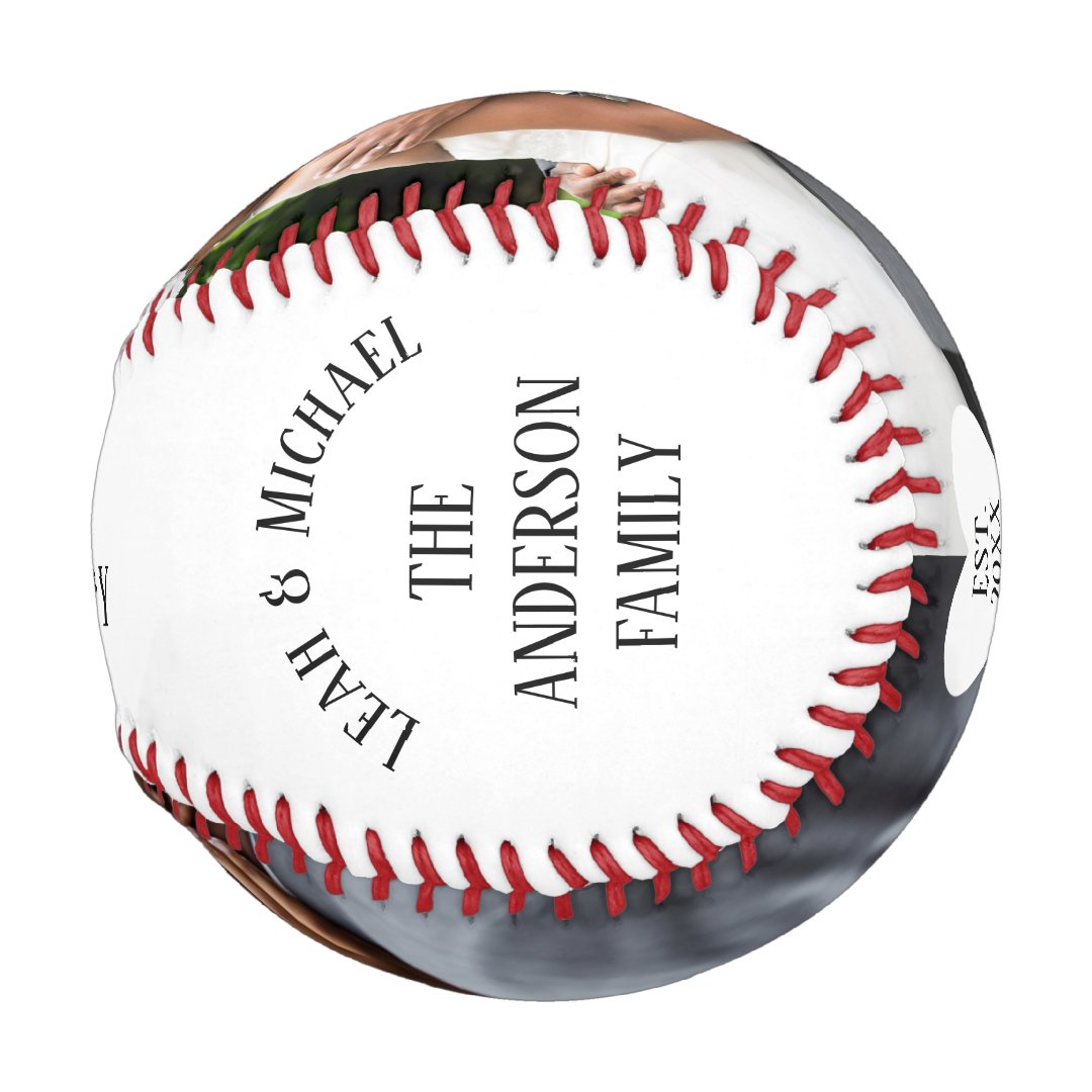 Newlywed Couple Marriage Wedding Happy Anniversary Baseball