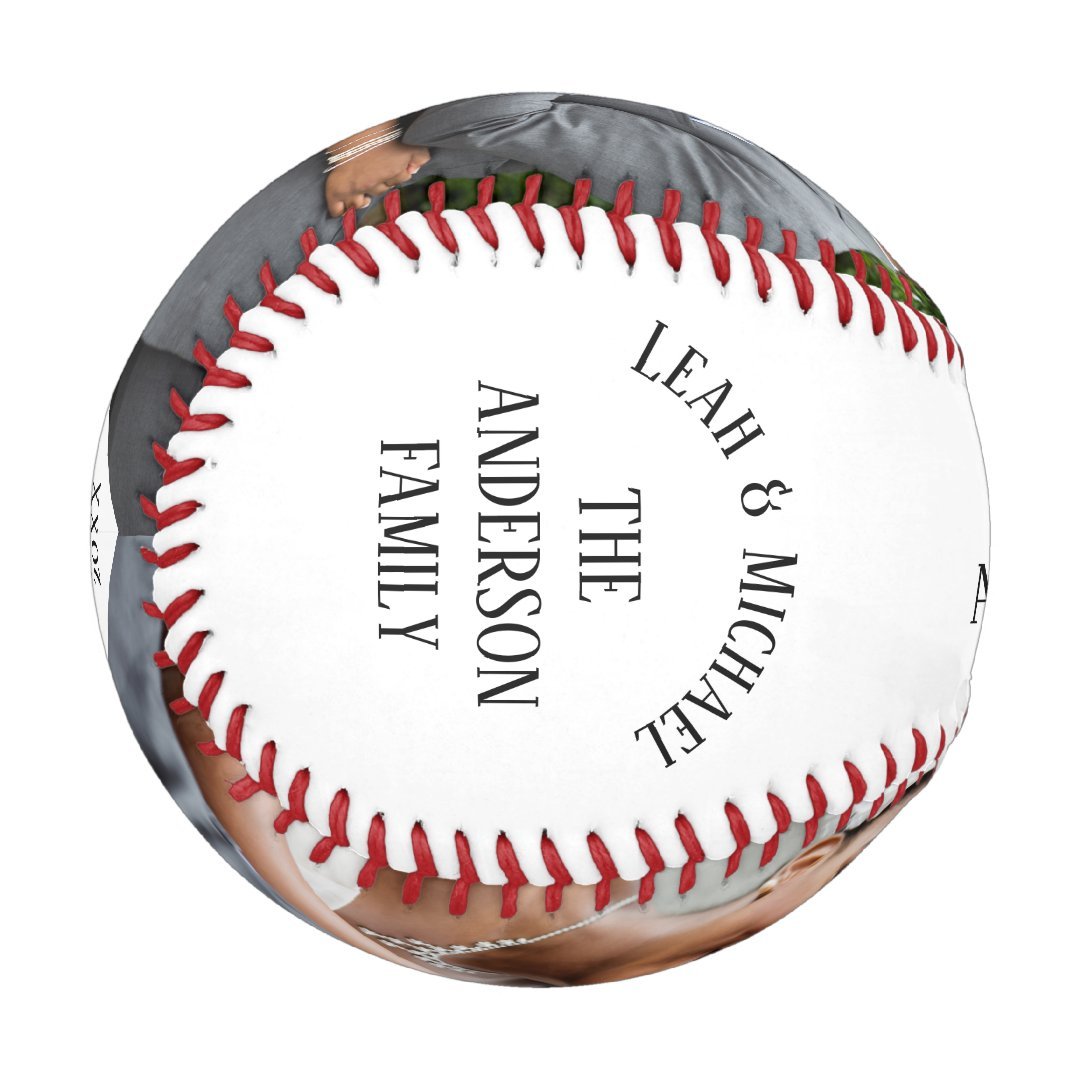 Newlywed Couple Marriage Wedding Happy Anniversary Baseball