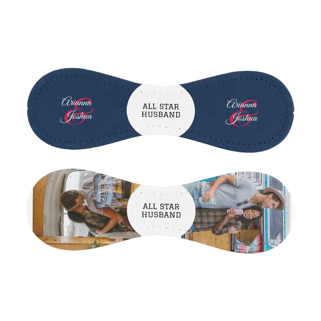 All Star Husband Two Photo Anniversary Baseball