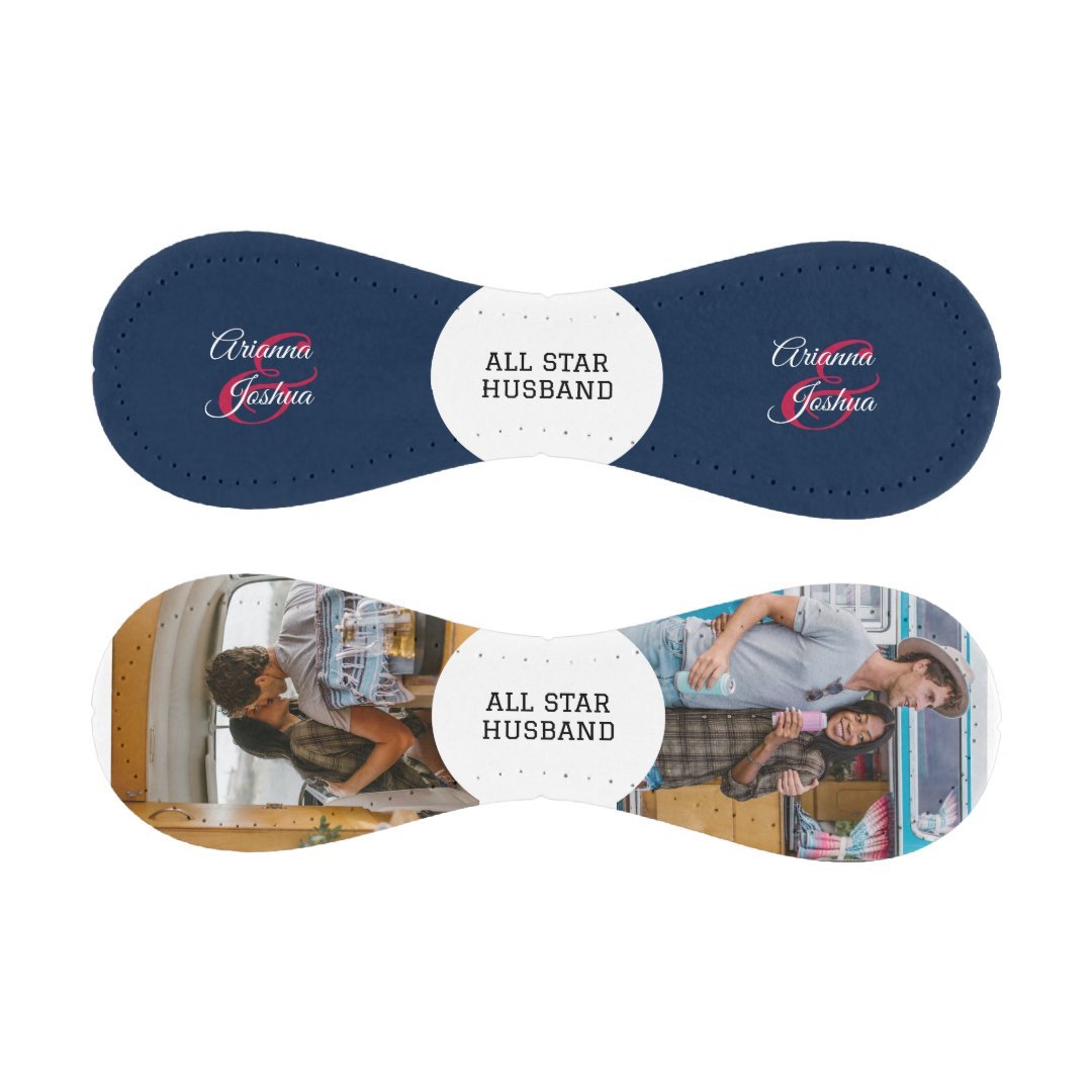 All Star Husband Two Photo Anniversary Baseball