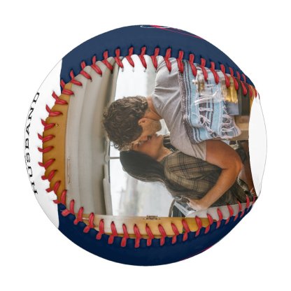 All Star Husband Two Photo Anniversary Baseball