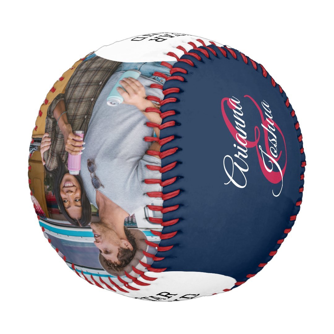 All Star Husband Two Photo Anniversary Baseball