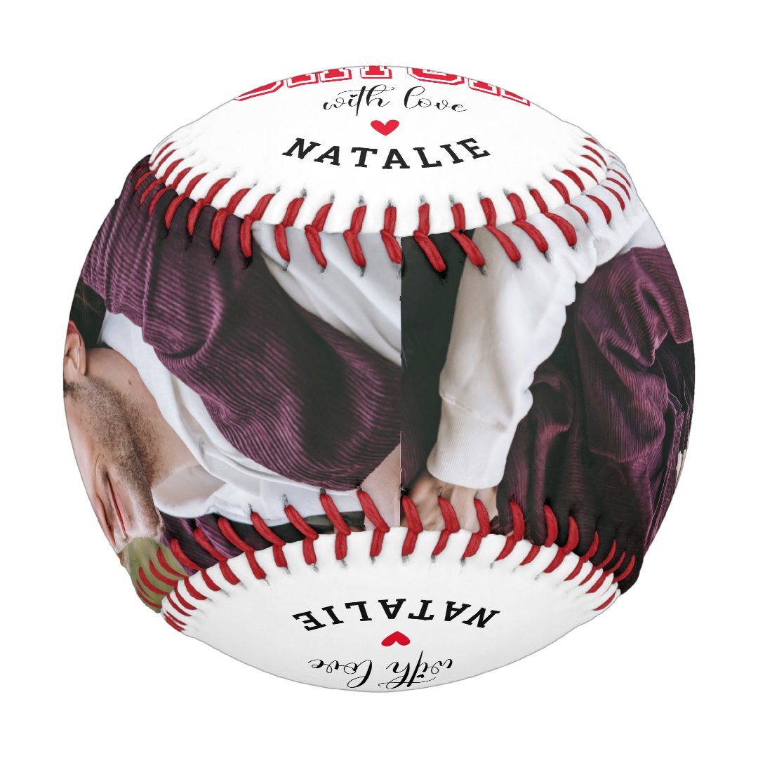 'You Are My Best Catch' Boyfriend Couple Photo Baseball