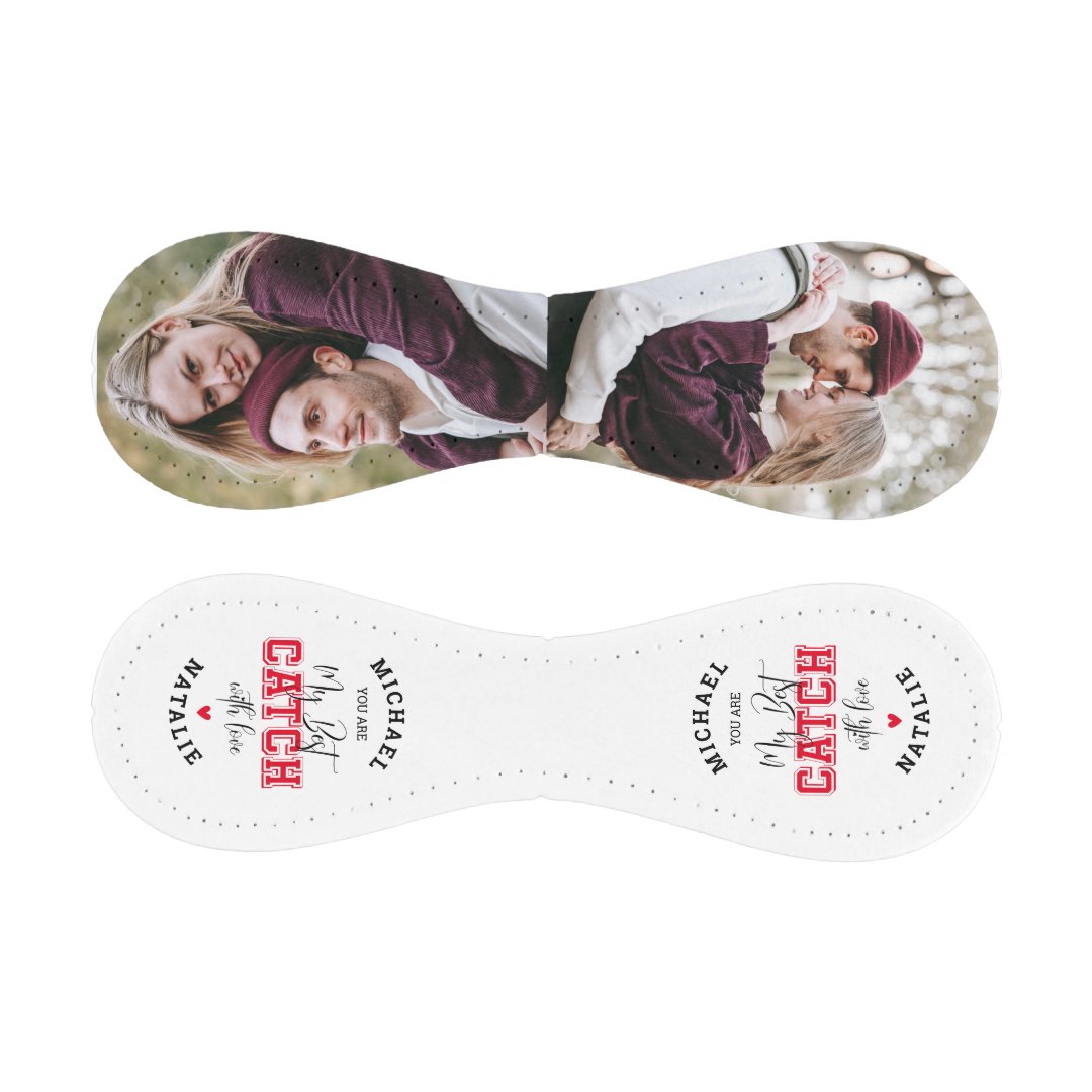 'You Are My Best Catch' Boyfriend Couple Photo Baseball