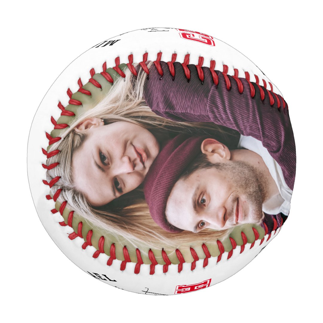 'You Are My Best Catch' Boyfriend Couple Photo Baseball
