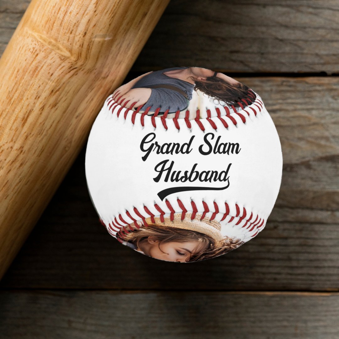 Best Husband Photo Baseball