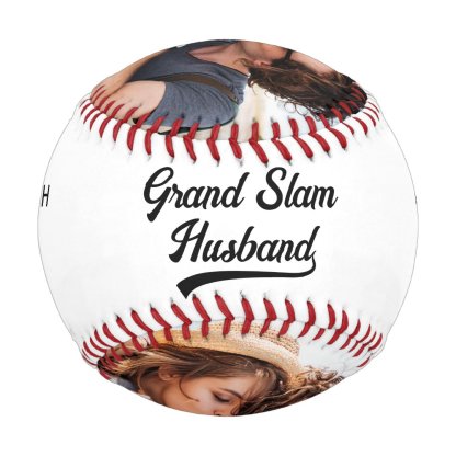 Best Husband Photo Baseball