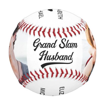 Best Husband Photo Baseball
