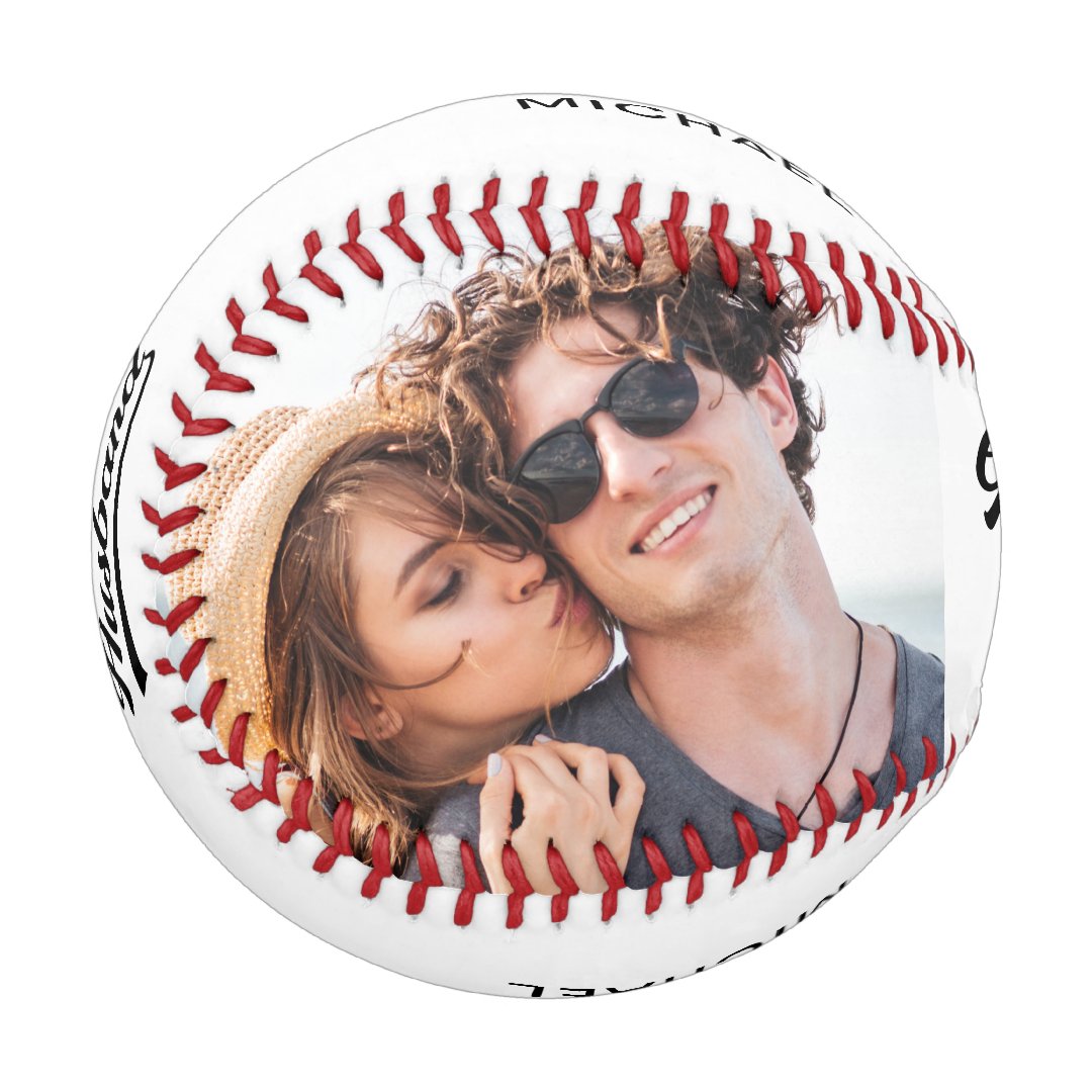 Best Husband Photo Baseball
